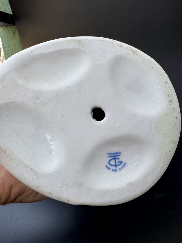 Figura porcelana Tengra: Dama con perro