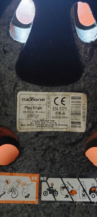 Casco bici niño Oxelo