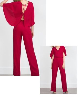 Mono rojo Zara 
