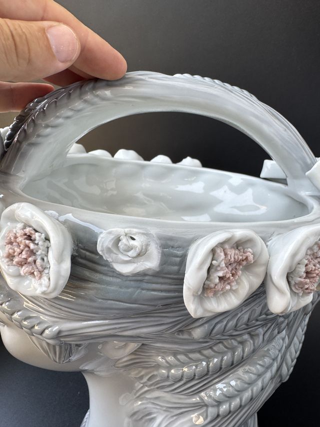 Lladró Niña Flores - Jarrón Vintage