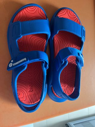 Sandalias Biomecanics Niño Nuevas - Azul/Rojo - 34