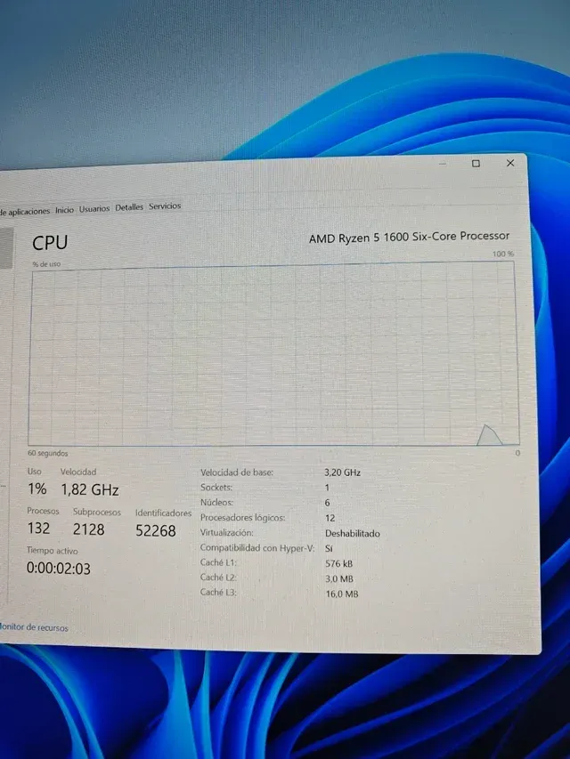 Ryzen 5 1600 3.2GHz V80313