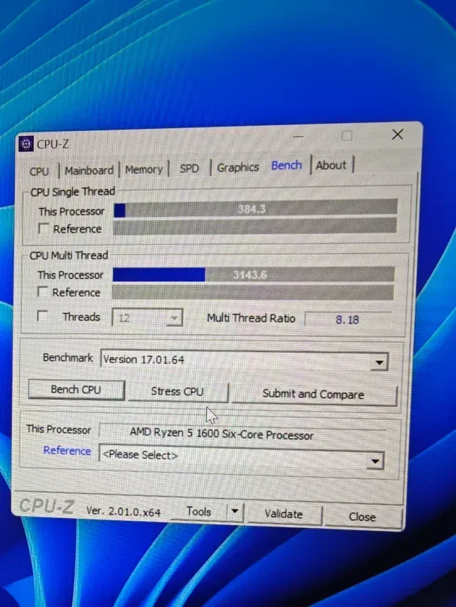 Ryzen 5 1600 3.2GHz V80313