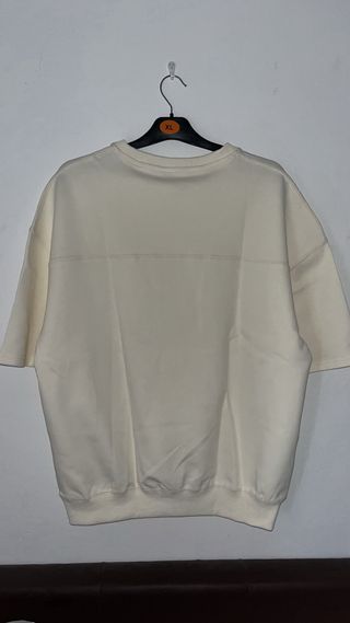 Camiseta Oversize Beige Zara | Nueva 