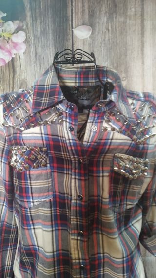 Camisa Holy Preppy | Azul y Roja