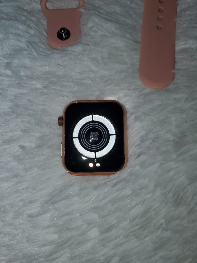 Reloj inteligente rosa