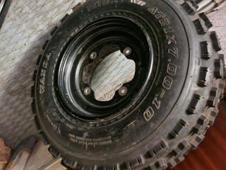 2 llantas con neumáticos quad yfz 450 suzuki ltr 