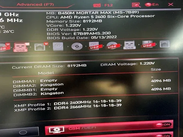 AMD Ryzen 5 2600 3.4 Ghz S00401