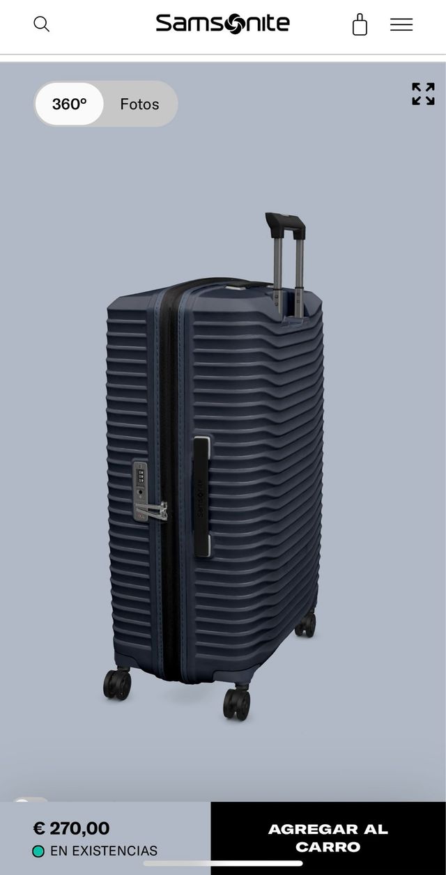 Samsonite Upscape Expandible 75cm - Azul
