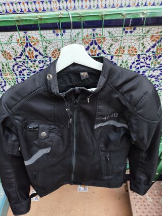 Chaqueta moto verano mujer