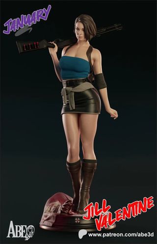 Figura Jill Valentine Resident Evil - Ada wong leo