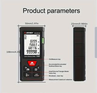 Medidor Distancia Laser SW-MS50 50m