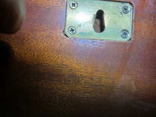 Espejo madera nogal, madera auténtica