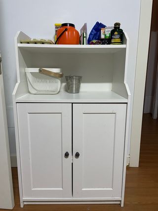 Mueble blanco de madera - Auxiliar