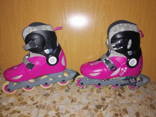 Patines Oxelo niña - Rosa - Talla 23