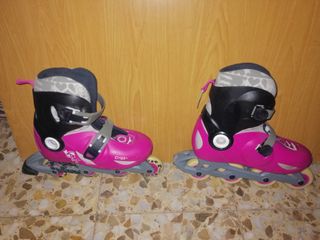 Patines Oxelo niña - Rosa - Talla 23