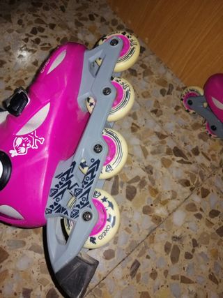 Patines Oxelo niña - Rosa - Talla 23
