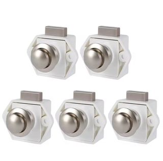 Cerradura botón push lock camper, caravana, barco.