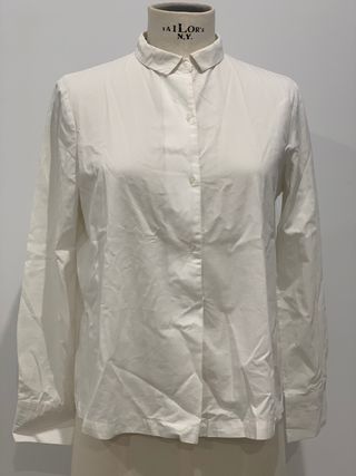 Camisa blanca manga larga