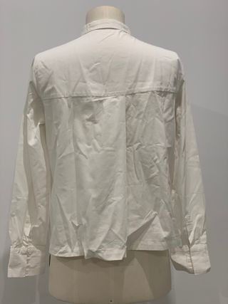 Camisa blanca manga larga