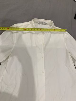 Camisa blanca manga larga