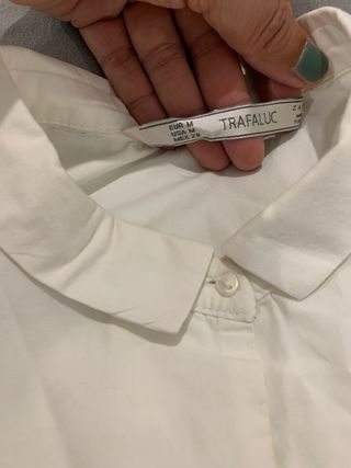 Camisa blanca manga larga