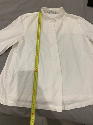 Camisa blanca manga larga