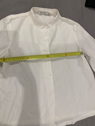 Camisa blanca manga larga