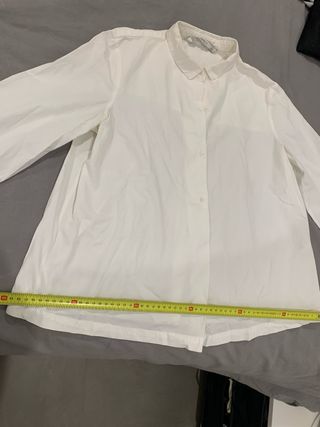 Camisa blanca manga larga