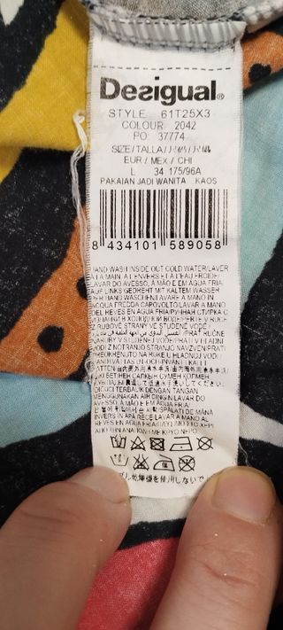 Camiseta Desigual L - multicolor