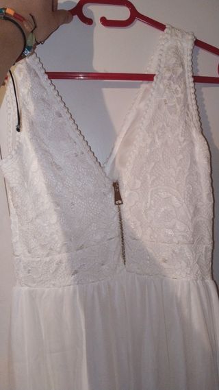 Sandalias cuña M·Dama blancas