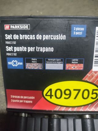 Brocas de percusión Parkside (3 uds)