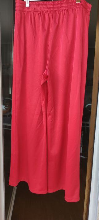 Pantalones Bershka deportivos rojos XL