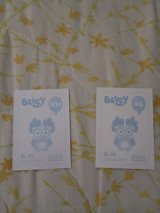 Intercambio cromos bluey Panini