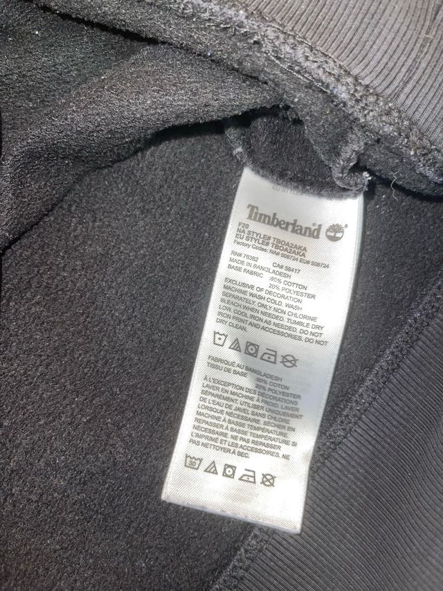 Sudadera Timberland negra