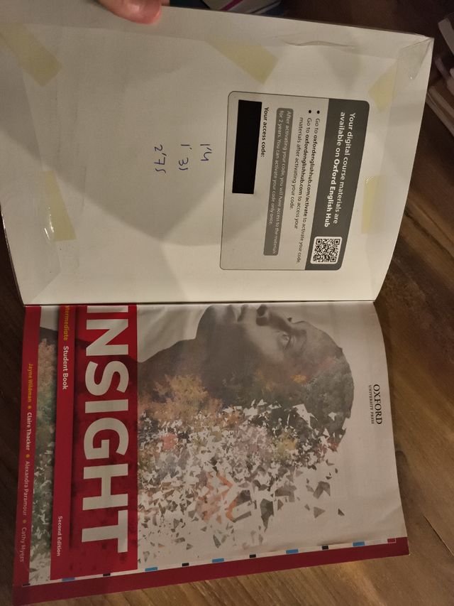 Insight: Intermediate: Student Book with Online...