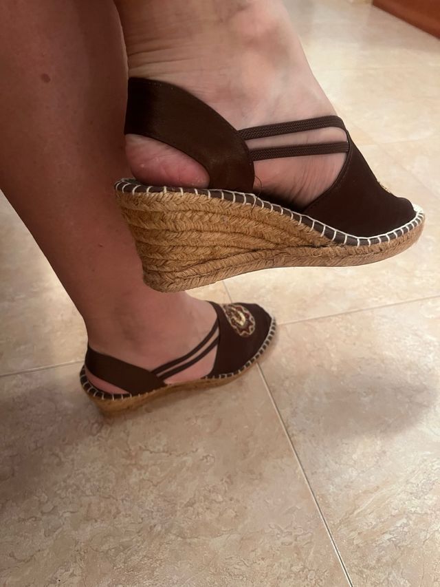 Alpargatas esparto marrón nº39