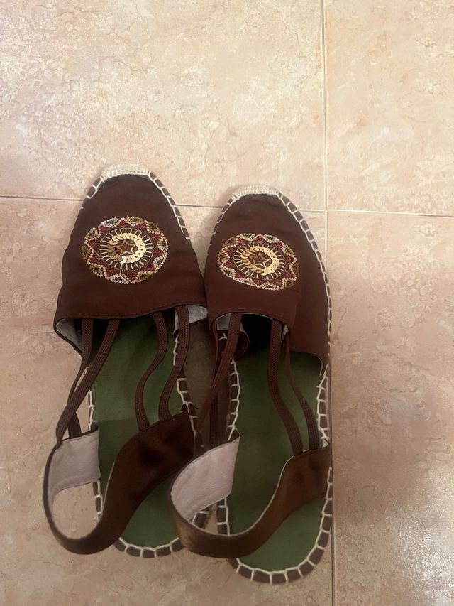 Alpargatas esparto marrón nº39