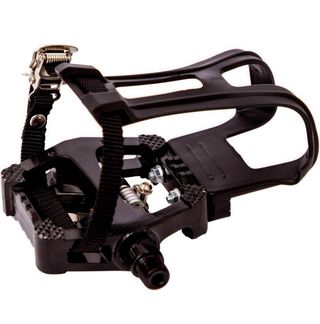 Pedales bici híbridos automáticos con jaula