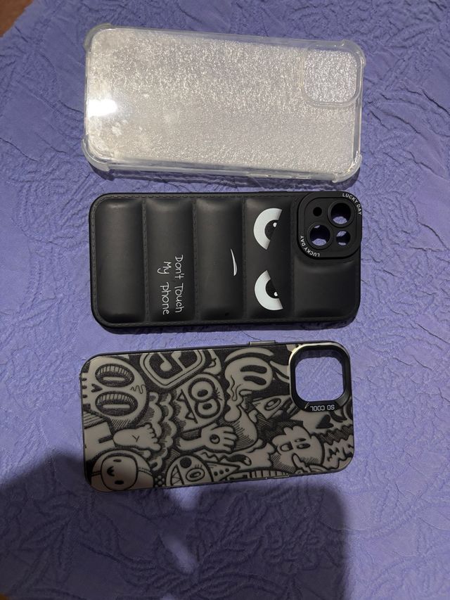 Fundas iPhone 15 Plus - 3 unidades