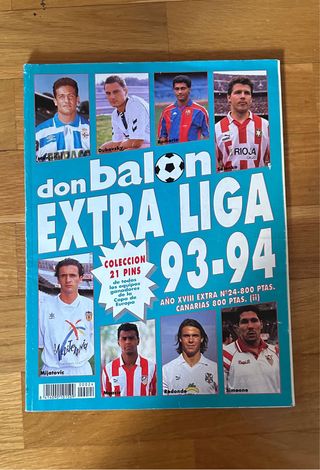 Revista Don Balón Extra Liga 93-94 vintage fútbol