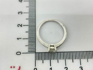 anillo plata 925mm con piedra con diamante