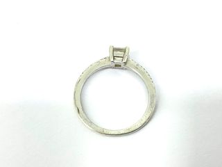 anillo plata 925mm con piedra con diamante
