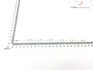 pulsera oro 18k con piedra con circonita