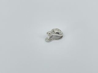 colgante oro 18k con piedra con diamante