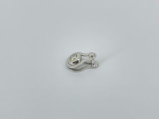 colgante oro 18k con piedra con diamante