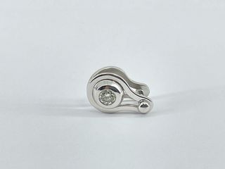 colgante oro 18k con piedra con diamante