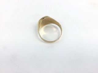 sello oro 9k con piedra con circonita
