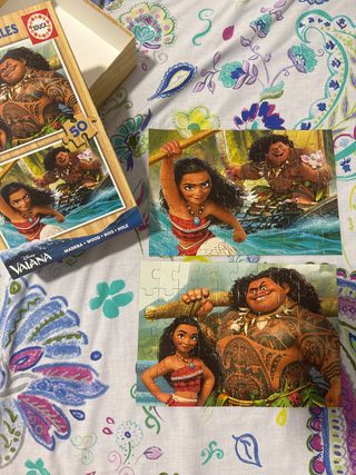 Puzzle de madera de Vaiana (2x50 piezas)