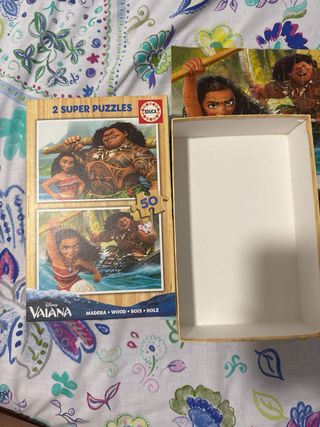 Puzzle de madera de Vaiana (2x50 piezas)